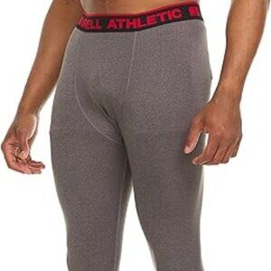Russell Athletic Men's 3/4 Compression Leggings Gray Size XL NWT